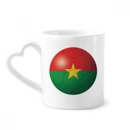 Dıythinker 340 ml Burkina Faso Ulusal Bayrak Futbol Kahve Kupası