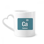 Dıythinker 340 ml Ca Kalsiyum Kimyasal Element Bilim Kahve Kupası