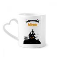 Dıythinker 340 ml Cadılar Bayramı Hayalet Yarasa Korku Kahve Kupası