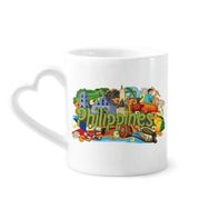 Dıythinker 340 ml Camiguen Filipin Grafiti Kahve Kupası
