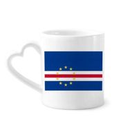 Dıythinker 340 ml Cape Verde Ulusal Bayrak Afrika Ülke Kahve Kupası