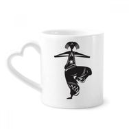 Dıythinker 340 ml Dance Celebrate Silhouette Meksika Meksika Kahve Kupası