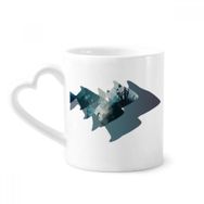 Dıythinker 340 ml Deniz Evi Mercan Deniz Anası Deniz Doğa Hayvan Kahve Kupası