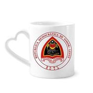 Dıythinker 340 ml Dili East Timor Ulusal Amblem Kahve Kupası