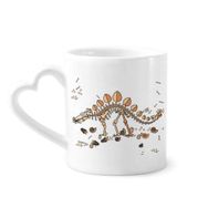 Dıythinker 340 ml Dinozor Çimen Devasa Stegosaurus Kahve Kupası