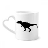 Dıythinker 340 ml Dinozor Kemikleri Kıvırcık Silüet Kahve Kupası
