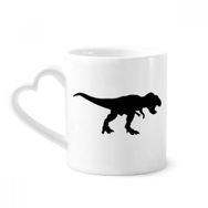 Dıythinker 340 ml Dinozor Siyah Kemikler Kalıp Out Kahve Kupası