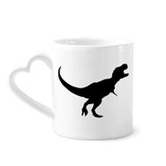 Dıythinker 340 ml Dinozor Siyah Kemikler Kemik Kahve Kupası