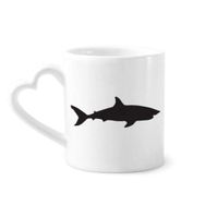 Dıythinker 340 ml Docile Blue Ocean Shark Fierce Fish Kahve Kupası