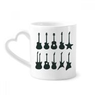 Dıythinker 340 ml Elektrikli Gitar Müzik Canlılığı Sesler Kahve Kupası