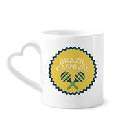Dıythinker 340 ml Enstrüman Brezilya Karnaval Kahve Kupası