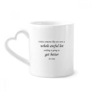 Dıythinker 340 ml Everything Change If Someone Likes You Kahve Kupası