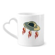 Dıythinker 340 ml Evren Uzaylı Canavar UFO Kahve Kupası