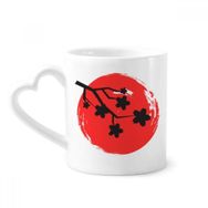 Dıythinker 340 ml Fırça Boyama Japonya Desenli Kahve Kupası