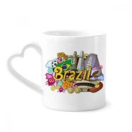 Dıythinker 340 ml Futbol Oscar Niemeyer Brezilya Grafiti Kahve Kupası