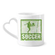 Dıythinker 340 ml Futbol Oyuncusu Puanları Gol Futbol Kahve Kupası