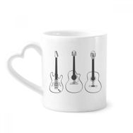 Dıythinker 340 ml Gitar Müzik Enstrümanları kombinasyonu Gitar Kahve Kupası