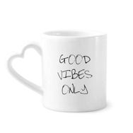 Dıythinker 340 ml Good Vibes Only Alıntılı Kahve Kupası