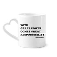 Dıythinker 340 ml Great Power Comes Great Responsibility Kahve Kupası