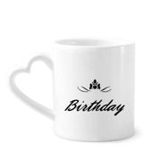 Dıythinker 340 ml Happy Birthday Presents Blessing Güzel Kahve Kupası