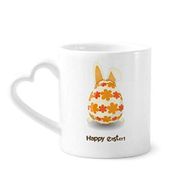 Dıythinker 340 ml Happy Easter Din Festivali Tavşan Yumurta Kahve Kupası