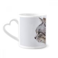 Dıythinker 340 ml Hayvan Yawn Cat Simpol Shoot Kahve Kupası
