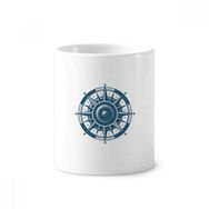 Dıythinker 350 ml 9x8 cm Beyaz Compass Exploration Askeri Okyanus Seramik Kupa