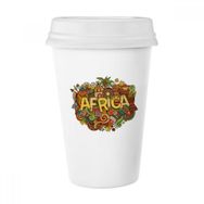Dıythinker 350 ml Afrika Aborijin Sanat Desen Tribal Klasik Kupa