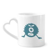 Dıythinker 350 ml Alien Monster Creature Cyclops Kupaları Seramik Kupa