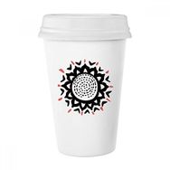 Dıythinker 350 ml Ayçiçeği Silüeti Meksika Totems Kutlamak Klasik Kupa