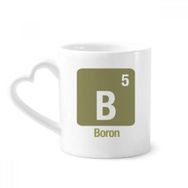 Dıythinker 350 ml B Bor Kimyasal Element Bilim Kupaları Seramik Kupa