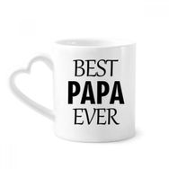Dıythinker 350 ml Best Papa Ever Alıntı Babalar Günü Kupaları Seramik Kupa