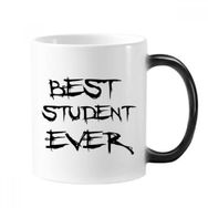 Dıythinker 350 ml Best Student Ever Teacher Alıntısı Değişen Renk Kupa