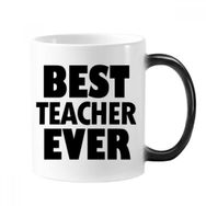 Dıythinker 350 ml Best Teacher Ever Alıntı Festival Değişen Renk Kupa