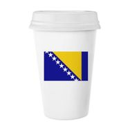 Dıythinker 350 ml Bosna-Hersek Ulusal Bayrağı Ülke Klasik Kupa
