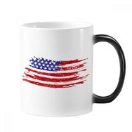 Dıythinker 350 ml Bükme Yıldızlar ve Çizgiler Amerika Ülke Bayrağı Renk Kupa