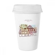 Dıythinker 350 ml Chichen Itza Meksika Antik Medeniyet Çizimi Klasik Kupa