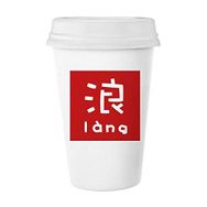 Dıythinker 350 ml Chinese Conceited Çin Karakteri Klasik Kupa Beyaz Çömlekçilik Seramik Kupa