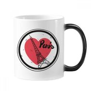 Dıythinker 350 ml City Paris Fransa Eyfel Kulesi Aşk Renk Kupa