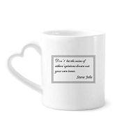 Dıythinker 350 ml Don't Let Others' Opinions Drown you Kupaları Seramik Kupa