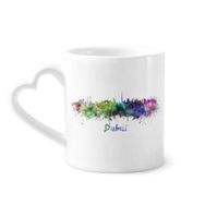 Dıythinker 350 ml Dubai Birleşik Arap Emirlikleri Şehir Kupaları Seramik Kupa