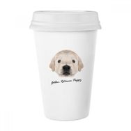 Dıythinker 350 ml Eğitimli Golden Retriever Yavru Köpek Hayvan Klasik Kupa