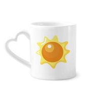 Dıythinker 350 ml Evren ve Uzaylı Güneş Kupaları Seramik Kupa