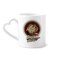 Dıythinker 350 ml Geleneksel Singapur Bak Kut Teh Kupaları Seramik Kupa