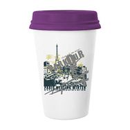 Dıythinker 350 ml Grafiti Sokak Kültürü Hip-Hop Paris Spor Yaşam Sanat İllüstrasyon Desen Klasik Kupa