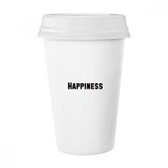 Dıythinker 350 ml Happiness Word İlham Verici Sözler Klasik Kupa