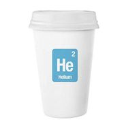 Dıythinker 350 ml He Helium Chemical Element Science Klasik Kupa Beyaz Çömlekçilik Seramik Kupa