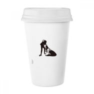 Dıythinker 350 ml Hot Woman Girl Uniforms Klasik Kupa Beyaz Çömlekçilik Seramik Kupa