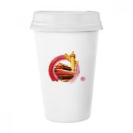 Dıythinker 350 ml Huabiao Tiananmen Yuvarlak Vatanseverlik Klasik Kupa