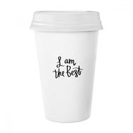 Dıythinker 350 ml I Am The Best Quote Klasik Kupa
